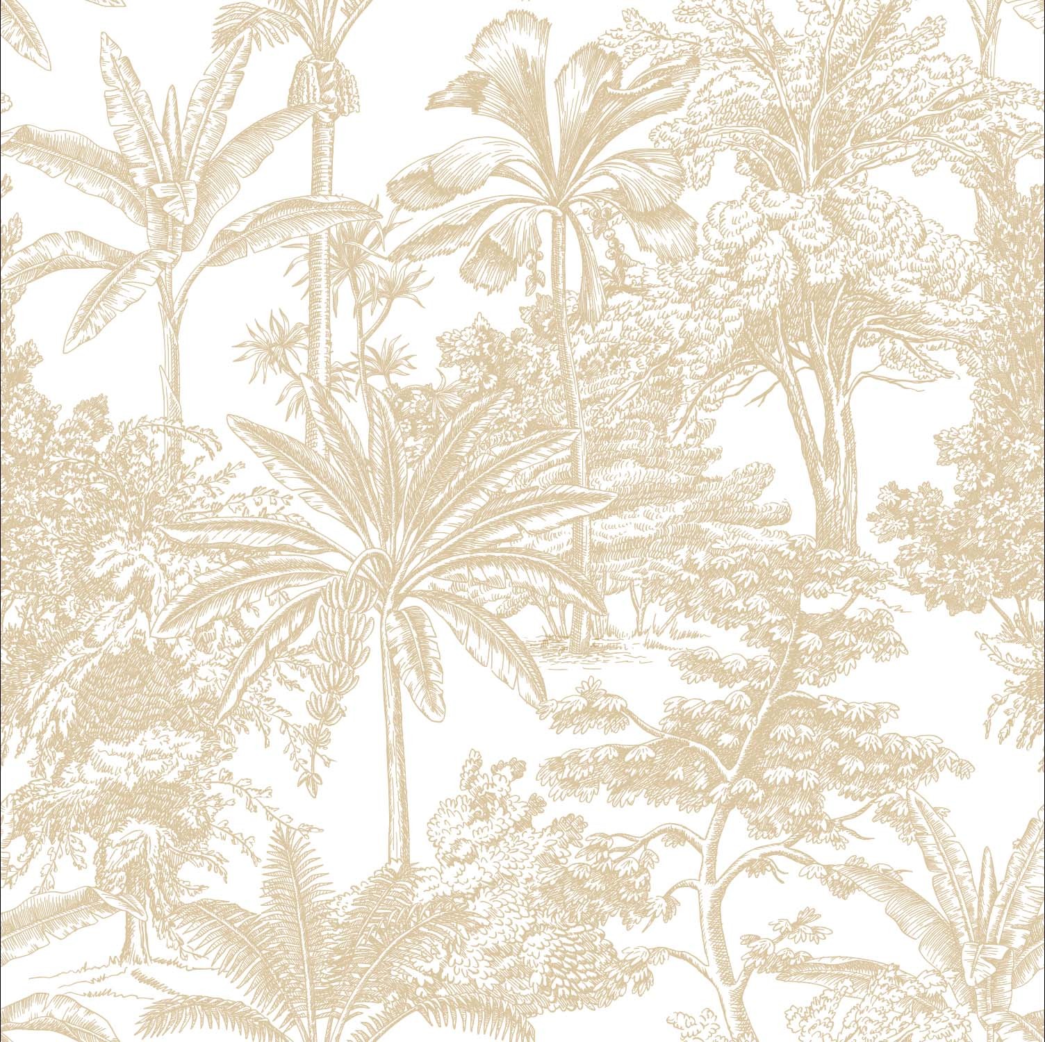 Tropicale - Gold Wallpaper | Grafico Melbourne