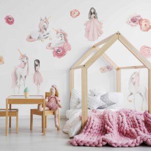 Unicorn Princess - Kids Wallpaper | Grafico Melbourne