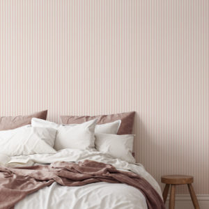 Vertical Stripes - Blush Wallpaper | Grafico Melbourne