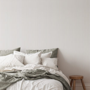 Vertical Stripes - Light Grey Wallpaper | Grafico Melbourne