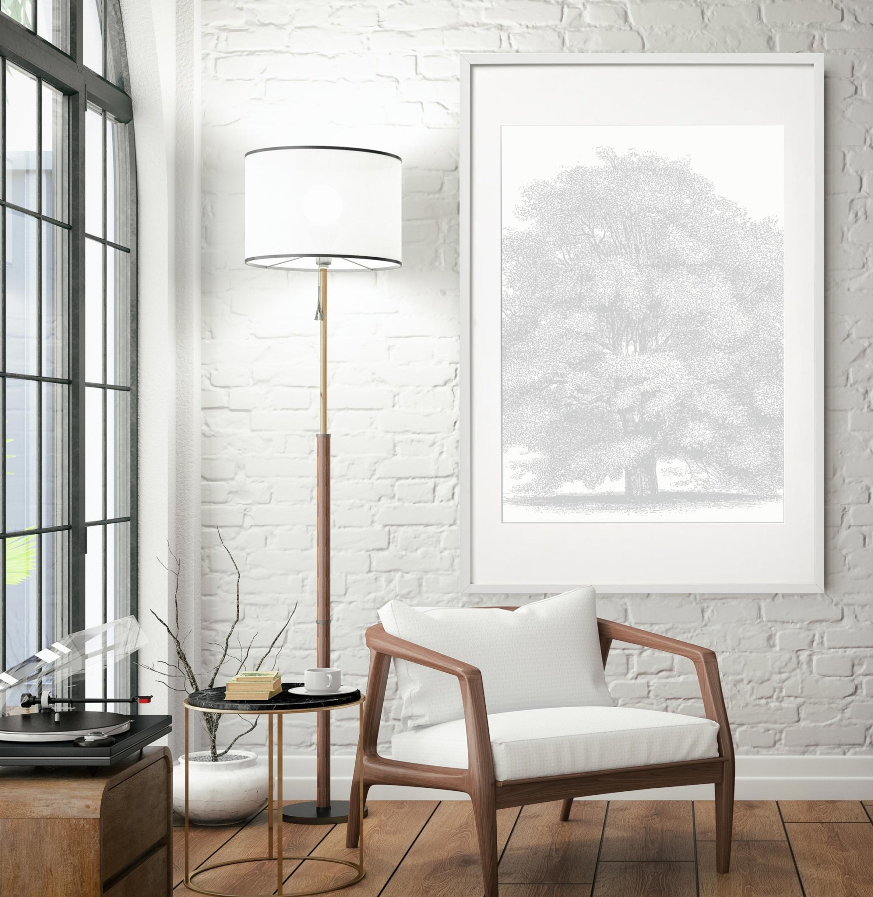 Vintage Tree - Version 1 | Print | Stretched Canvas or Printed Panel | Grafico Melbourne