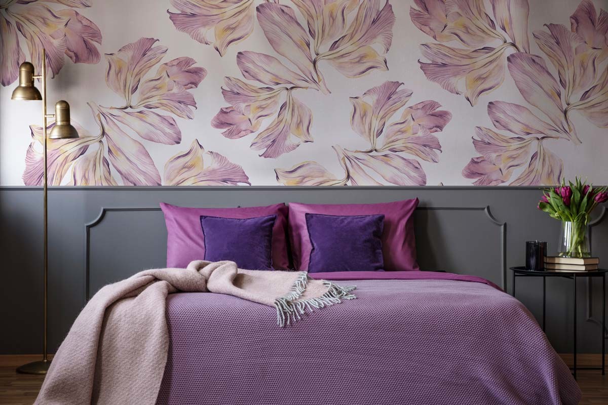 The Violets Wallpaper| Grafico Melbourne