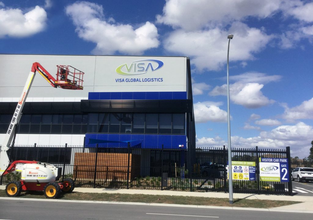Visa Logistics Signage