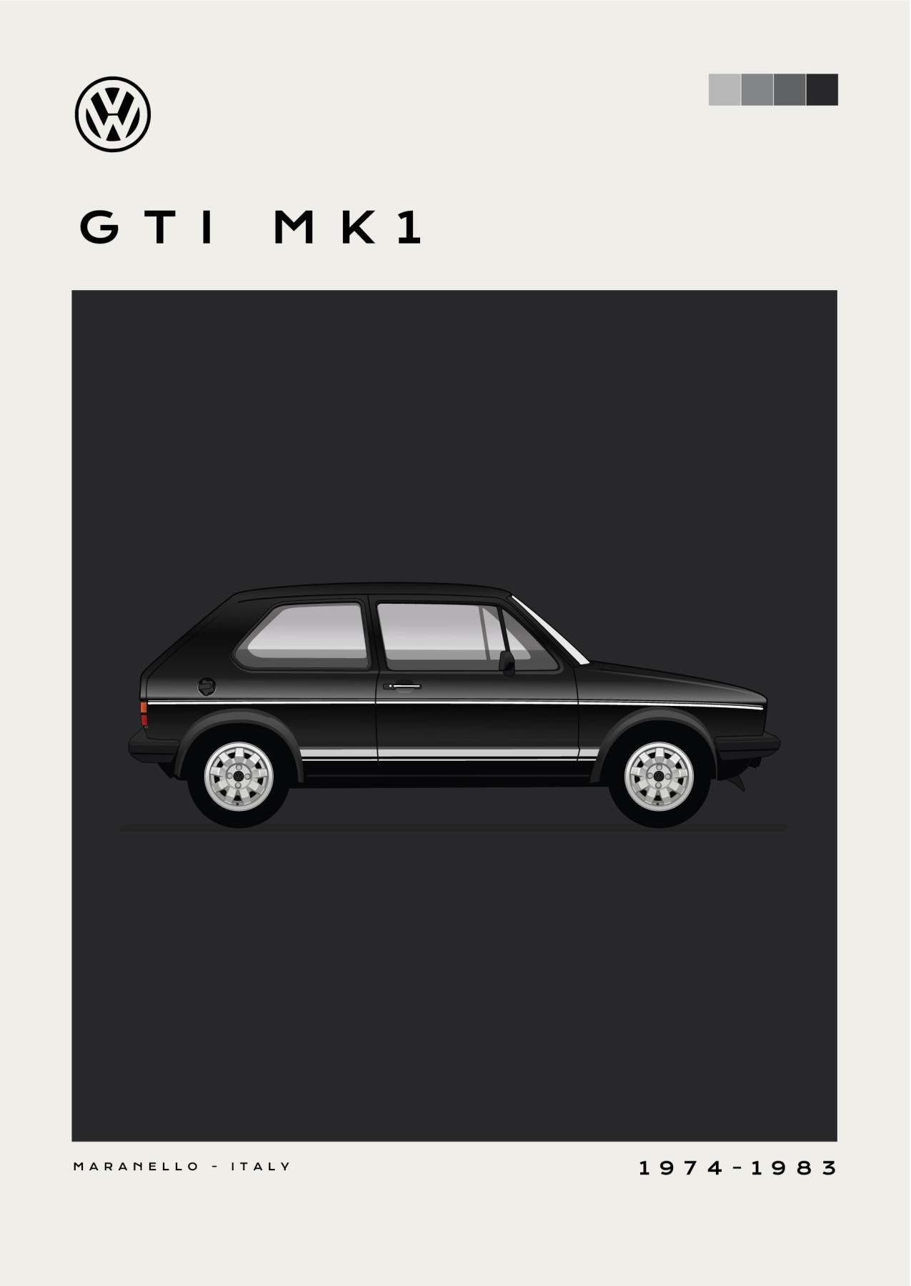 Volkswagen - GTI MK1 - Black