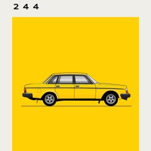 Volvo - 244 - Yellow