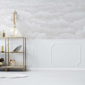 Etched Clouds - Warm Grey Wallpaper | Grafico Melbourne