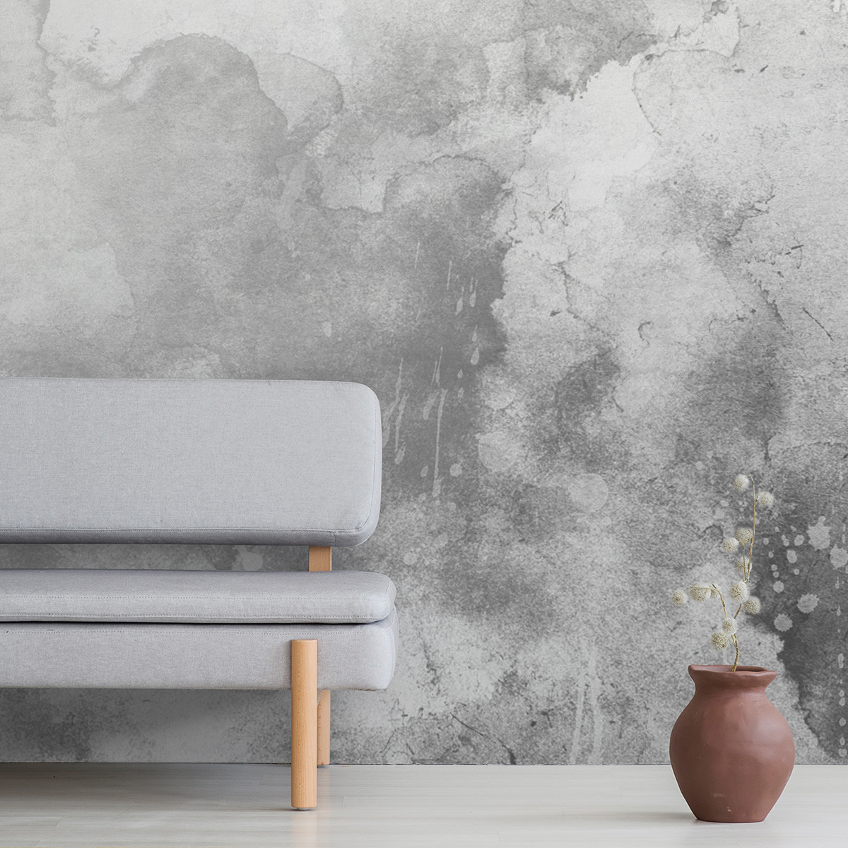 Watercolour Grigio | WALLPAPER