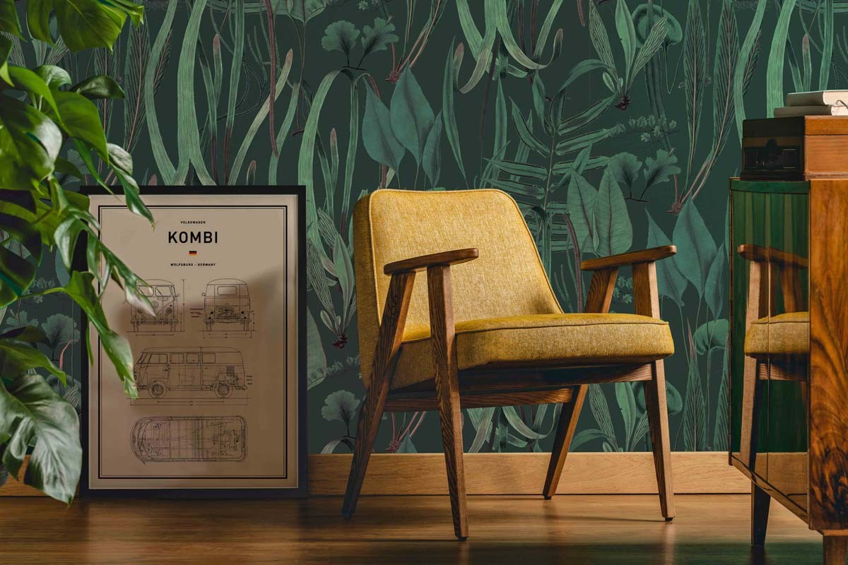 Woodlands Green Wallpaper | Grafico Melbourne