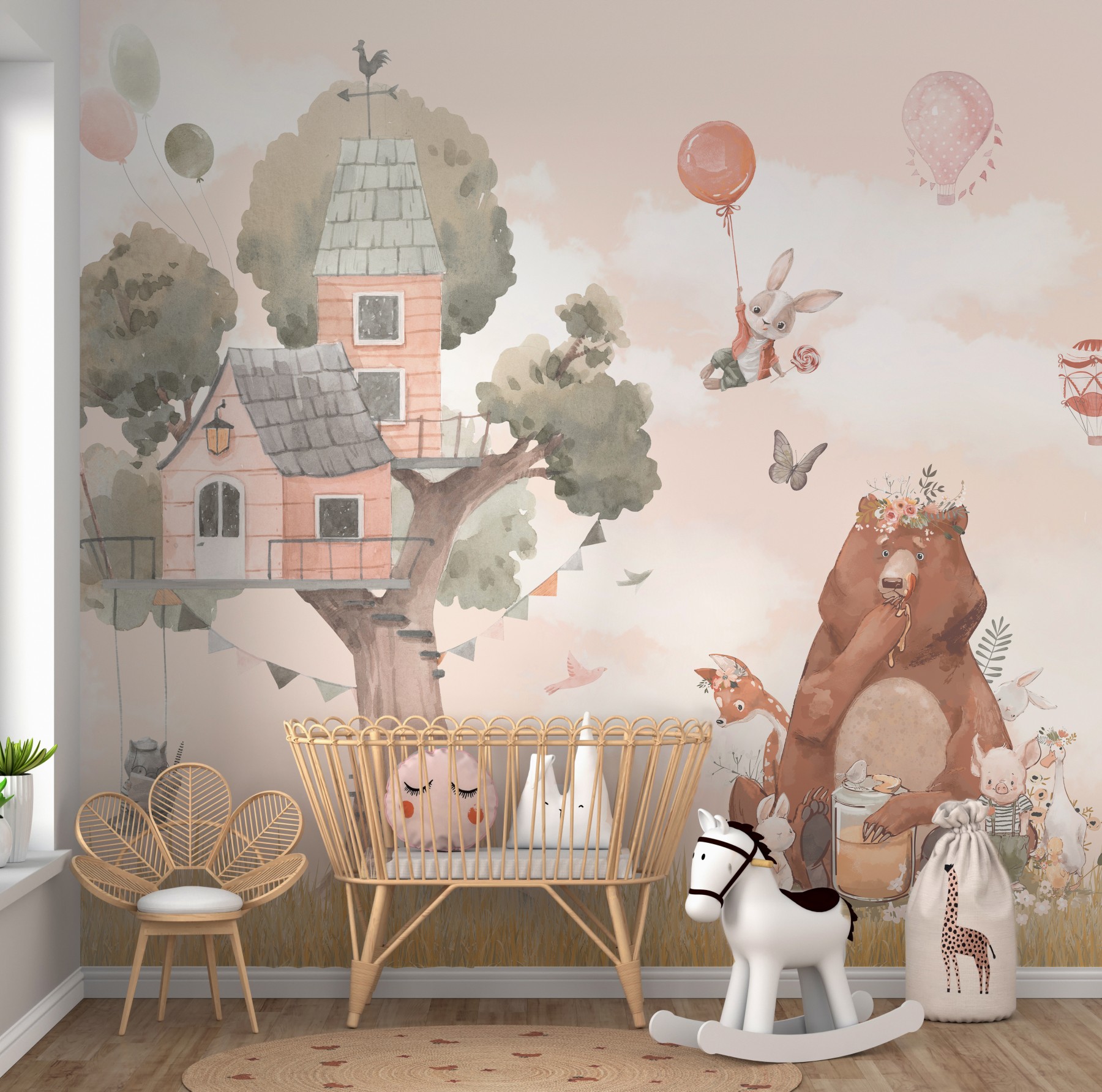 Tree House for Kids Wallpaper - Grafico Walls Australia