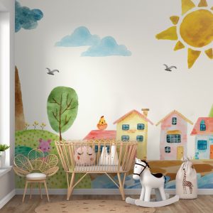 Happy Town | KIDS WALLPAPER - Grafico Australia