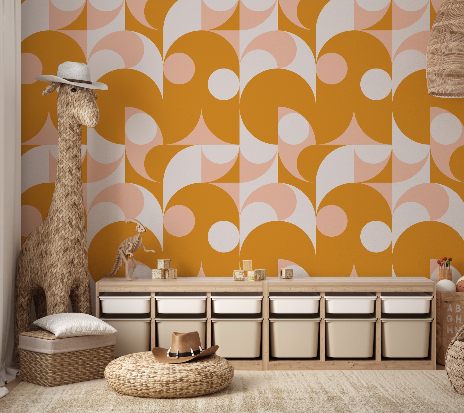 Very Retro Pattern Wallpaper - Grafico Walls Australia