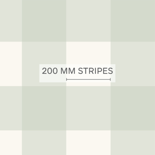 Gingham Check 200mm - Sage Green Wallpaper - Grafico Melbourne
