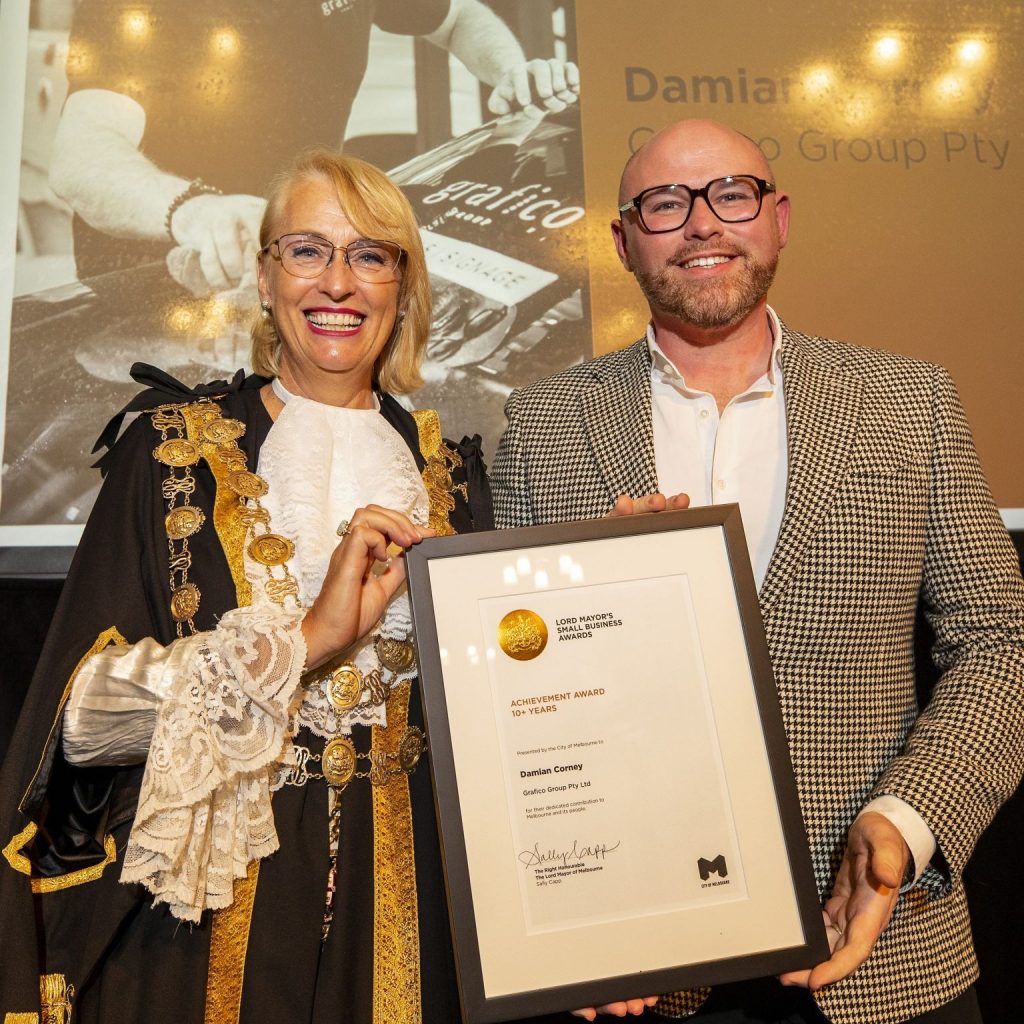 2022 Melbourne Small Business of the Year Award – Grafico Group