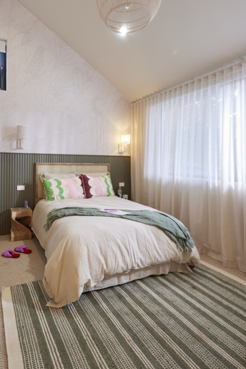 Australian Native Outline - Sage Green Wallpaper - Grafico Melbourne