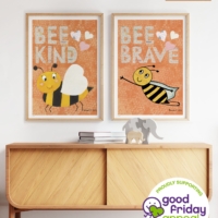 Bee Brave by Novalie - Limited Edition Print - Grafico Melbourne