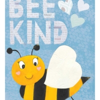 Bee Kind - Blue by Novalie - Charity Print - Grafico Melbourne