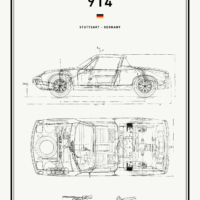 PRINT-CLASSIC-CARBLUEPRINT-PORSCHE-914