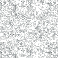 Colour Me - Whiteboard Wallpaper - XL - Portrait