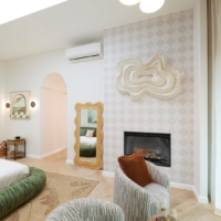 Diamond Tile - Beige Wallpaper - Grafico Melbourne