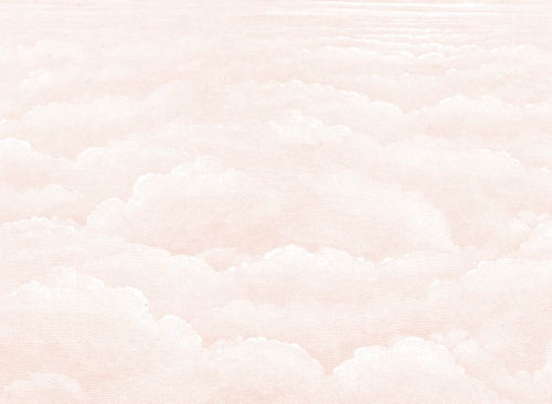 Etched Clouds - Blush Wallpaper - Grafico Melbourne