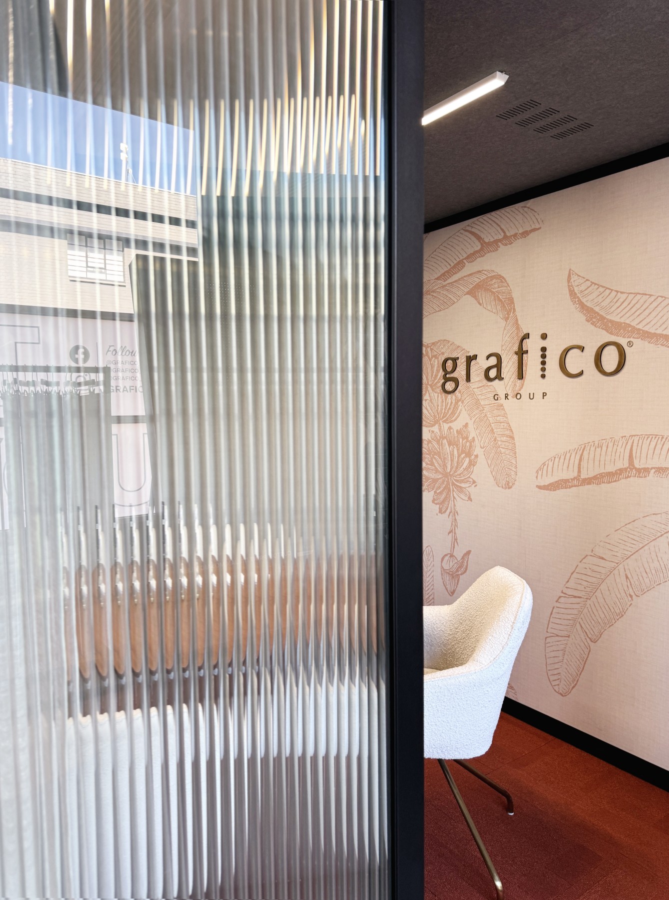 Fluted Reeded Glass Film - Grafico Melbourne