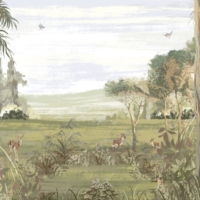 Forest Mural - With Animals Wallpaper - Grafico Melbourne