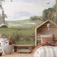 Forest Mural - With Animals Wallpaper - Grafico Melbourne