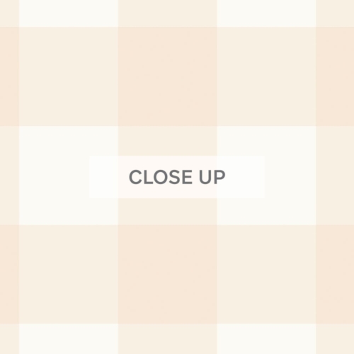 Gingham Check 200mm - Natural Wallpaper - Grafico Melbourne