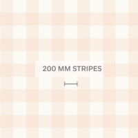 Gingham Check 200mm - Natural Wallpaper - Grafico Melbourne