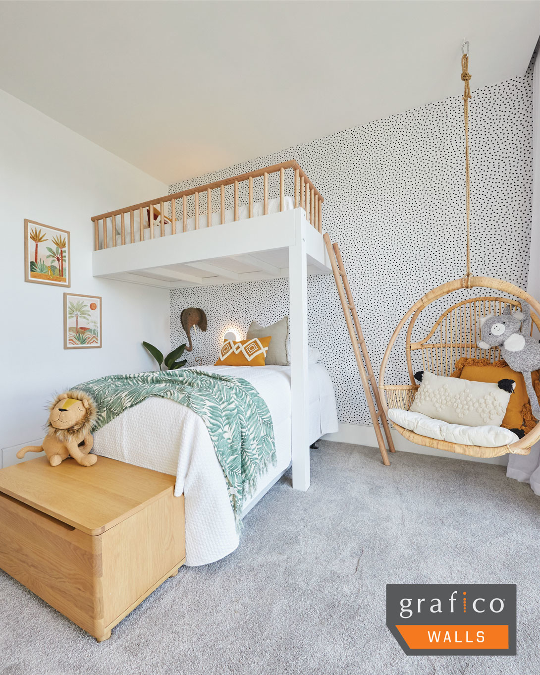 Going Dotty Kids Wallpaper - Grafico Melbourne