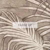 Jungle Fresco - Beige Wallpaper - Grafico Melbourne