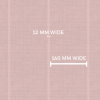 Linen Pinstripe - Dusty Pink Wallpaper - Grafico Melbourne