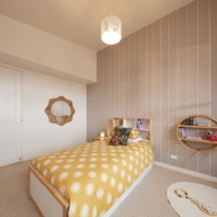 Linen Pinstripe - Natural Wallpaper - Grafico Melbourne