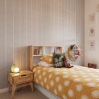 Linen Pinstripe - Natural Wallpaper - Grafico Melbourne