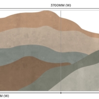 Mountain Ranges Kids Wall Decals Large - Grafico - Melbourne