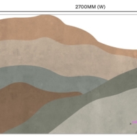 Mountain Ranges Kids Wall Decals Medium - Grafico Melbourne
