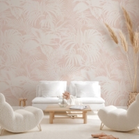 Noosa Palms - Blush Wallpaper - Grafico Melbourne