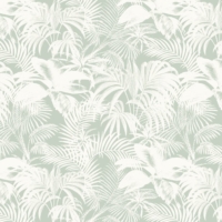 Noosa Palms - Sage Green Wallpaper - Grafico Melbourne