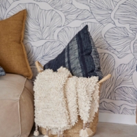 Ostreatus - Navy Blue Wallpaper - Grafico Melbourne