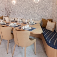 Ostreatus - Navy Blue Wallpaper - Grafico Melbourne