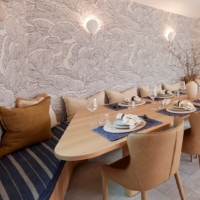 Ostreatus - Navy Blue Wallpaper - Grafico Melbourne