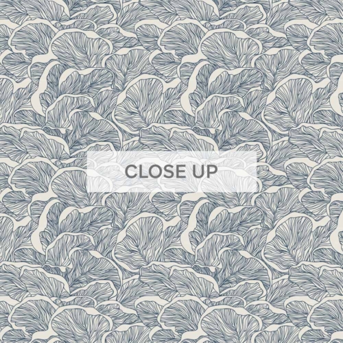 Ostreatus - Navy Blue Wallpaper - Grafico Melbourne