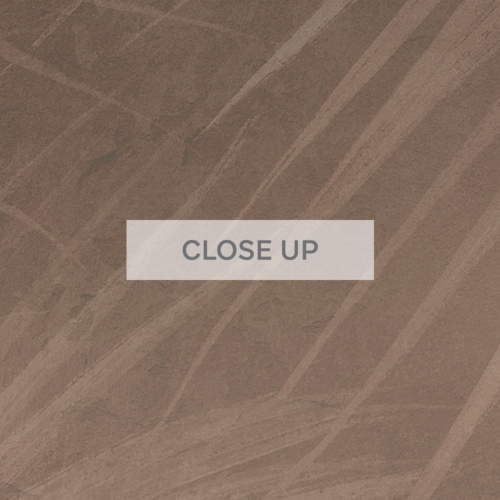 Palm Leaf Fresco - Apricot Wallpaper - Close Up - Grafico Melbourne