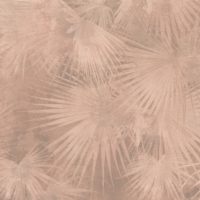 Palm Leaf Fresco - Apricot Wallpaper - Grafico Melbourne 02
