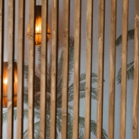 Palm Linen - Khaki Wallpaper - Grafico Melbourne