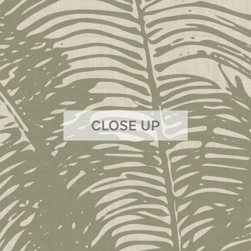 Palm Linen - Khaki Wallpaper - Grafico Melbourne