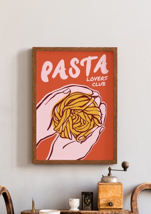 Pasta Lovers Club - Art Print - Grafico Melbourne