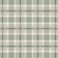 Plaid - Bone & Sage Green Wallpaper - Grafico Melbourne