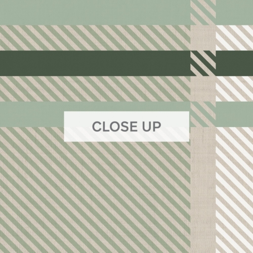 Plaid - Bone & Sage Green Wallpaper - Grafico Melbourne