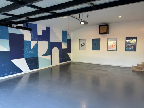 PostModern Pop - Blue Wallpaper - Grafico Melbourne